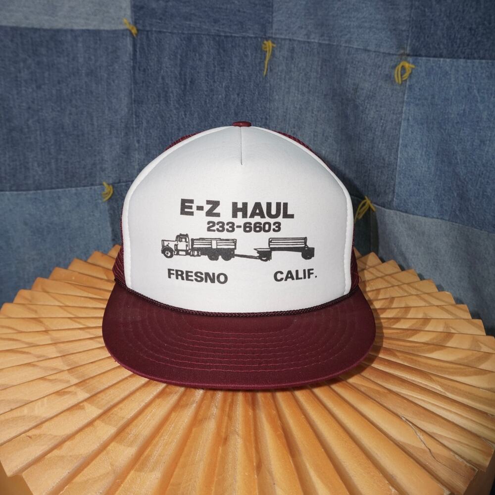 OSFA - Vintage E – Z Haul Fresno California 1990s truck hat